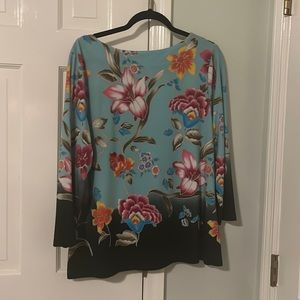 Blue flower shirt Investments II 🌷